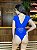 Body Amanda em renda Azul sem bojo - Imagem 2