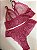 Conjunto Lingerie Amora em Renda Rosa - Imagem 4