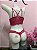 Conjunto Lingerie Cropped em Renda e Calcinha Fio Pink - Imagem 3
