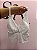 Conjunto Lingerie Amora em renda Branco - Imagem 4