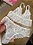 Conjunto Lingerie Amora em renda Branco - Imagem 2