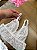 Conjunto Lingerie Amora em renda Branco - Imagem 5