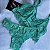 Conjunto Lingerie Verde Delicado em renda - Imagem 1