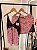 Pijama Baby Doll Feminino com Alças de Regulagem Estampado Fofo - Imagem 1