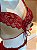 Conjunto Lingerie Diamante Vermelho com Bege - Imagem 3
