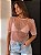 Camiseta em Tule Rosa - Imagem 1