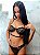 Conjunto Lingerie em Renda Desejo Sensual Meia Taça com Aro Preto - Imagem 2
