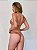 Conjunto Lingerie Cappuccino em Renda Sexy Transparente Sensual sem Bojo com Aro Calcinha Fio Duplo Bege - Imagem 3