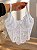 Conjunto Lingerie Chantilly Sensual Corselet Transparente em Renda e Tule Branco sem Bojo e com Aro Sexy - Imagem 5