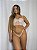 Conjunto Lingerie Latte Base Cropped em Renda Sensual sem Bojo com Aro Alças Removiveis Calcinha Fio Regulgem Sexy - Imagem 3