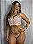 Conjunto Lingerie Latte Base Cropped em Renda Sensual sem Bojo com Aro Alças Removiveis Calcinha Fio Regulgem Sexy - Imagem 2