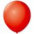 Balão liso nº9 Vermelho Quente com 50 unid. - Imagem 1