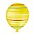 Balão Gigante Arco Ires Amarelo Citrino - Imagem 1