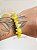 Pulseira de cascalho quartzo green gold - prosperidade e alegria - Imagem 1
