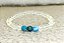 Pulseira apatita azul + cristal - comunicação e luz - Imagem 3