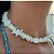 Chokers pedras naturais - cascalho - prateado - Imagem 8