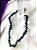 Chokers pedras naturais - cascalho - prateado - Imagem 4