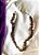 Chokers pedras naturais - cascalho - prateado - Imagem 6