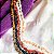 Chokers pedras naturais - cascalho - dourado - Imagem 1