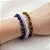 Kit de pulseiras trabalho - Sodalita, cristal e olho de tigre - Imagem 1