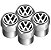 Tampinha Bico de Válvula Volkswagen Para Pneu - Imagem 1