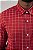 Camisa Xadrez Adoro Bazar Singapura Vermelha - Imagem 3