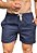 Short Liso Linho Misto Azul Adoro Bazar Steve - Imagem 3