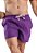 Short Liso Linho Misto Roxo Adoro Bazar Ryan - Imagem 3