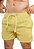 Short Liso Linho Misto Amarelo Adoro Bazar Zarra - Imagem 1