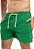 Short Liso Linho Misto Verde Adoro Bazar Labeach - Imagem 1