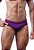Sunga Slip Canelada Roxa Lena - Imagem 1