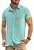 Camisa Lisa Viscolinho Verde Agua Glace - Imagem 2