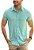 Camisa Lisa Viscolinho Verde Agua Glace - Imagem 1