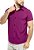 Camisa Lisa Viscolinho Fuscia Orchidea - Imagem 2