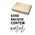Carimbo esse pacote contém amor 8x6,5cm - Imagem 1