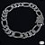 Pulseira Italiana 3x1 Fecho Gaveta Prata 925 - 13mm - Imagem 1