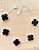Pulseira Van Cleef Cravejada Preta Prata 925 - 19cm (G) - Imagem 1