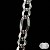 Corrente Italiana 3x1 prata 925 - 6,5mm e 70cm - Imagem 4
