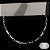 Pulseira Alongada Prata 925 - 2mm - Imagem 4