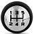 Bola de Câmbio Bola Manopla Peugeot 206 207 SW Tampa Cromada - Imagem 3