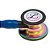 Estetoscópio Littmann Cardiology IV Azul Marinho Black Rainbow 6242 -3M - Imagem 3