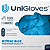 Luva Nitrílica Azul Blue Unigloves Premium Nitrilo Sem Pó (CX com 100 UN) - Imagem 3