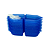 Kit com 10 Caixas para Aparelho Ortodôntico Azul com Glitter - Lysanda - Imagem 1