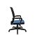 Cadeira Adrix Mec. RelaxSysten Base Standard RDZ PU Tela Preta - Imagem 2