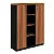 Armário Alto Credenza Start Tampo 40mm Fundo 15mm 120x45x161,5cm - Imagem 1