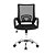 Cadeira Manchester Encosto em Tela Braços Fixos Base Cromada C/Relax Tecido Preto - Imagem 3