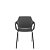 Cadeira Vésper Dialogo Fixa 4 Pés com Pintura Preta Concha em Termoplástico - Imagem 8