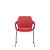 Cadeira Vésper Dialogo Fixa Trapezoidal com Pintura Cromada Concha em Termoplástico - Imagem 1