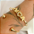 Pulseira Bracelete Inicial Semijoia 18k - Imagem 2