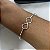 Pulseira Bracelete Infinito Prata 925 - Imagem 3